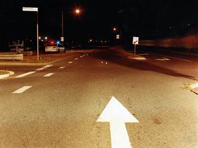 approaching the intersection from  Port Road