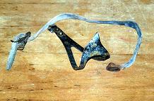 broken bicycle pedal