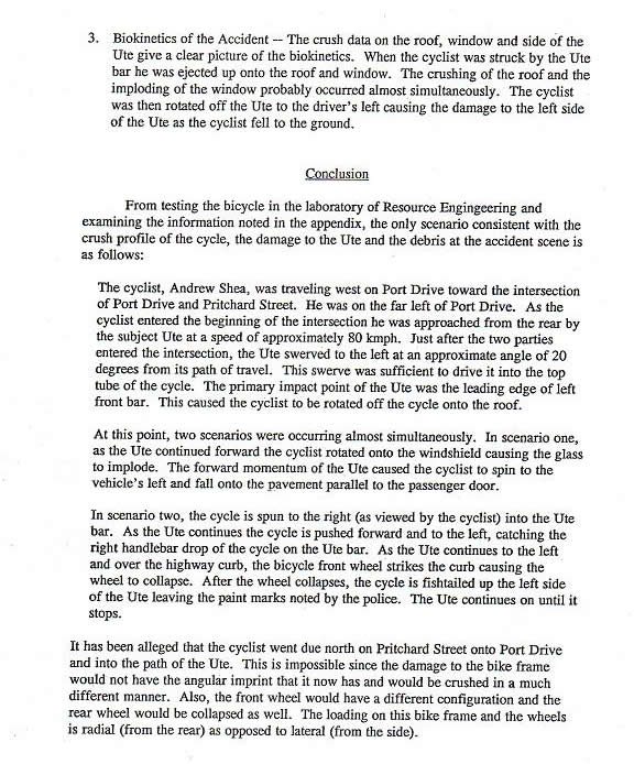 James M Green - 3rd page report